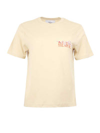 Roller Coaster Tee, Organic Cotton, in Beige