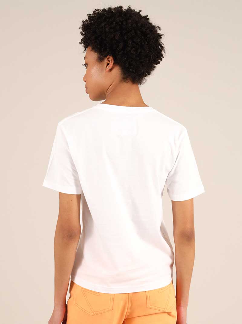 Candy Apples Tee, Organic Cotton, in White