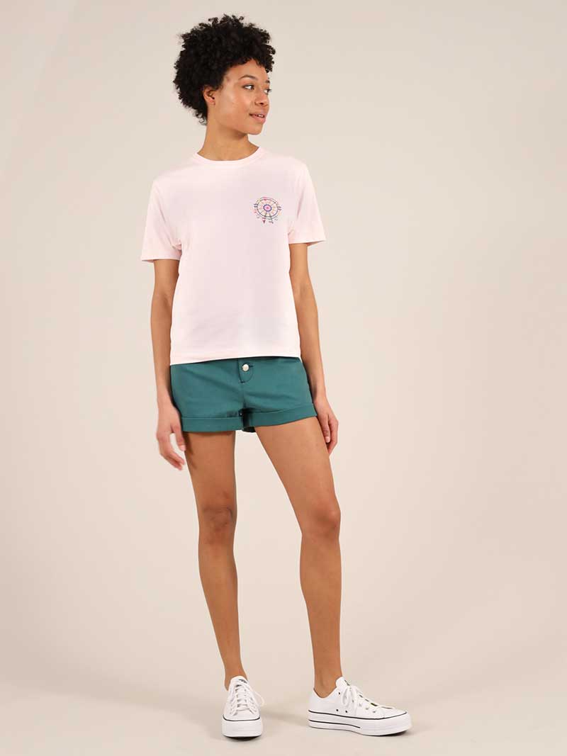 Ferris Wheel Tee, Organic Cotton, in Pink