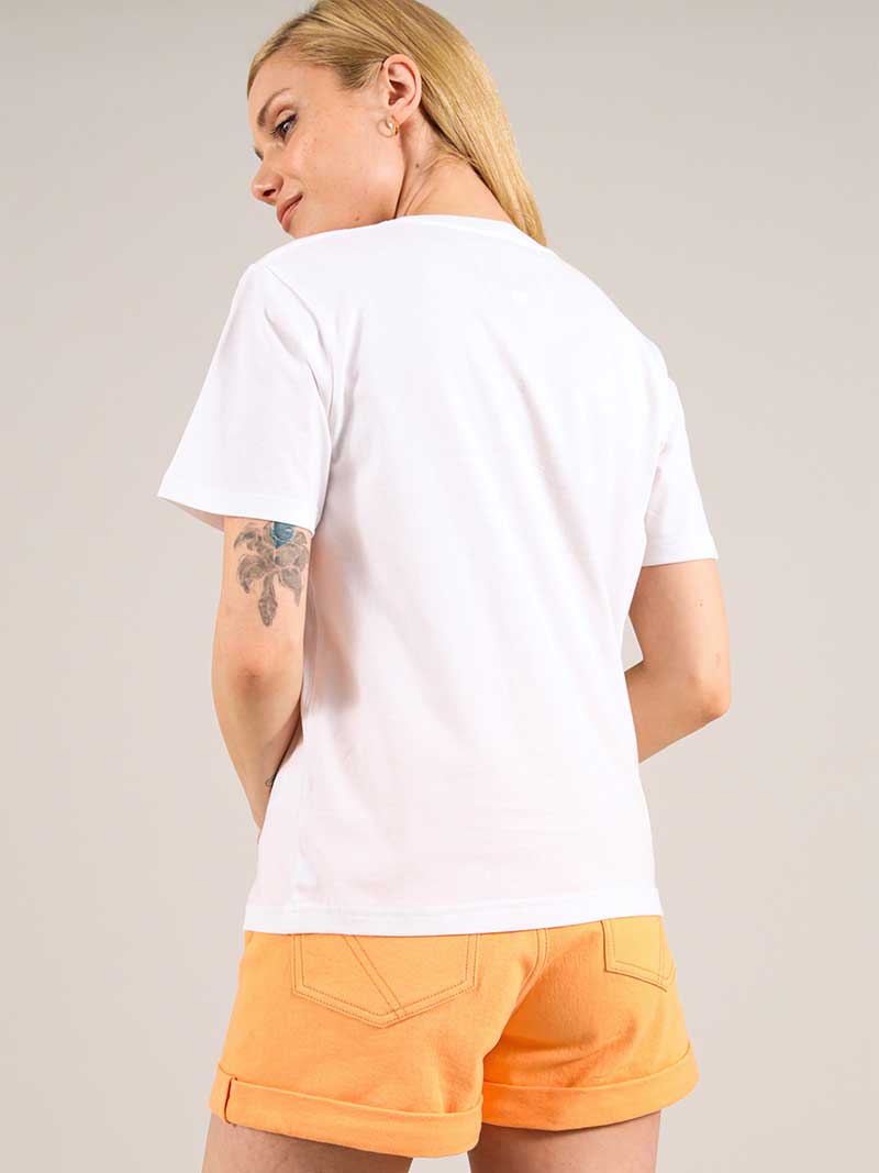 London Skyline Tee, Organic Cotton, in White