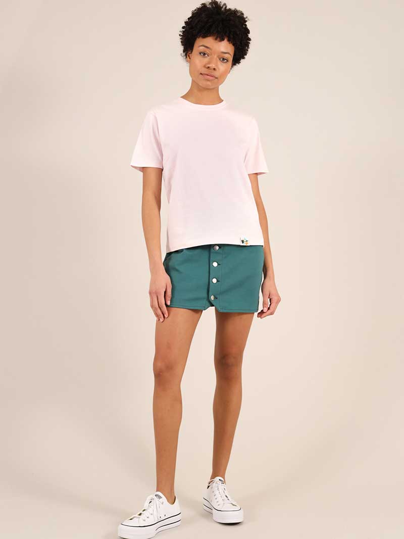 Heavy Cotton Tee, Organic Cotton, in Pink