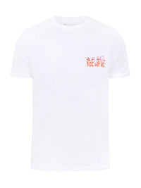 Roller Coaster Mens Tee, Organic Cotton, in White