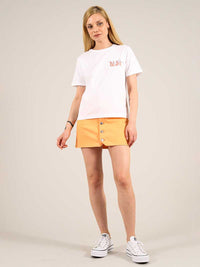 Roller Coaster Tee, Organic Cotton, in White