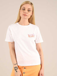 Roller Coaster Tee, Organic Cotton, in White