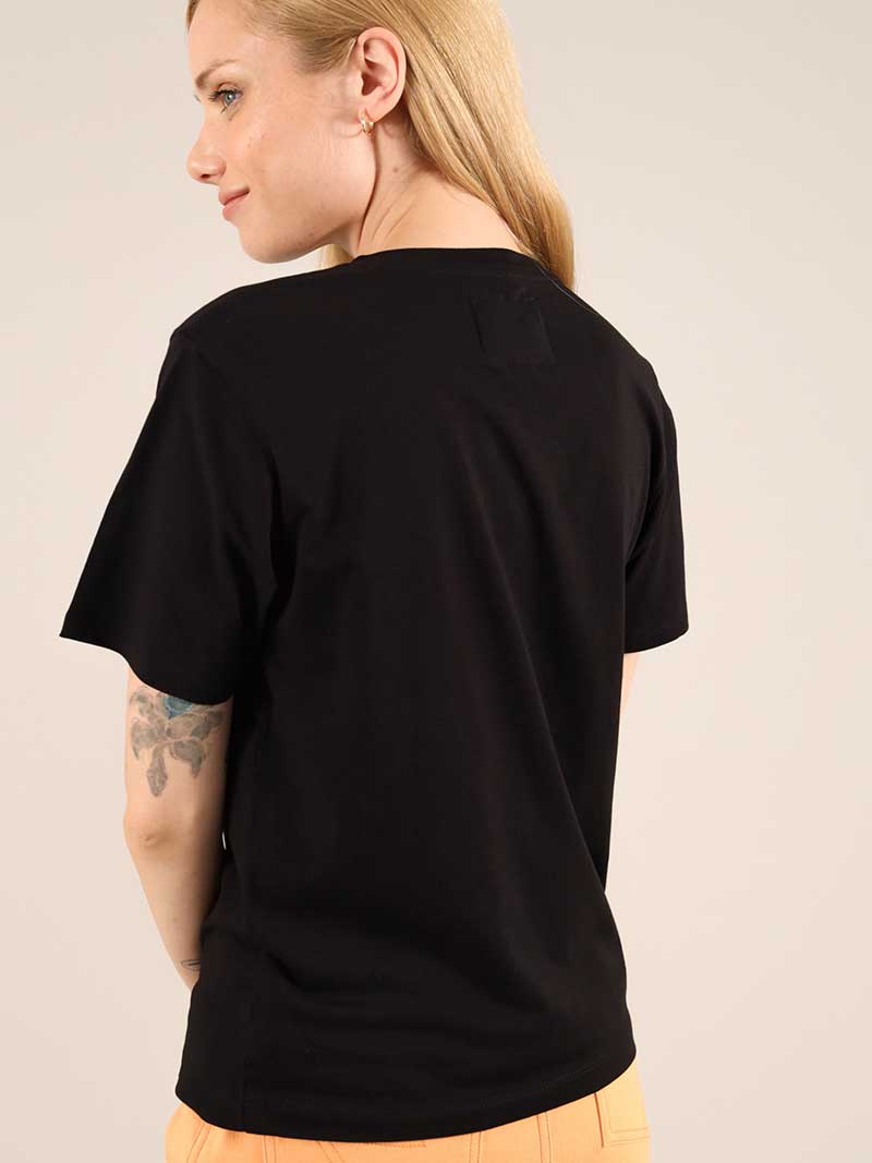 Roller Coaster Tee, Organic Cotton, in Black