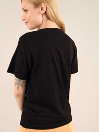 Roller Coaster Tee, Organic Cotton, in Black