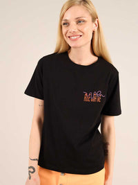 Roller Coaster Tee, Organic Cotton, in Black