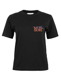 Roller Coaster Tee, Organic Cotton, in Black