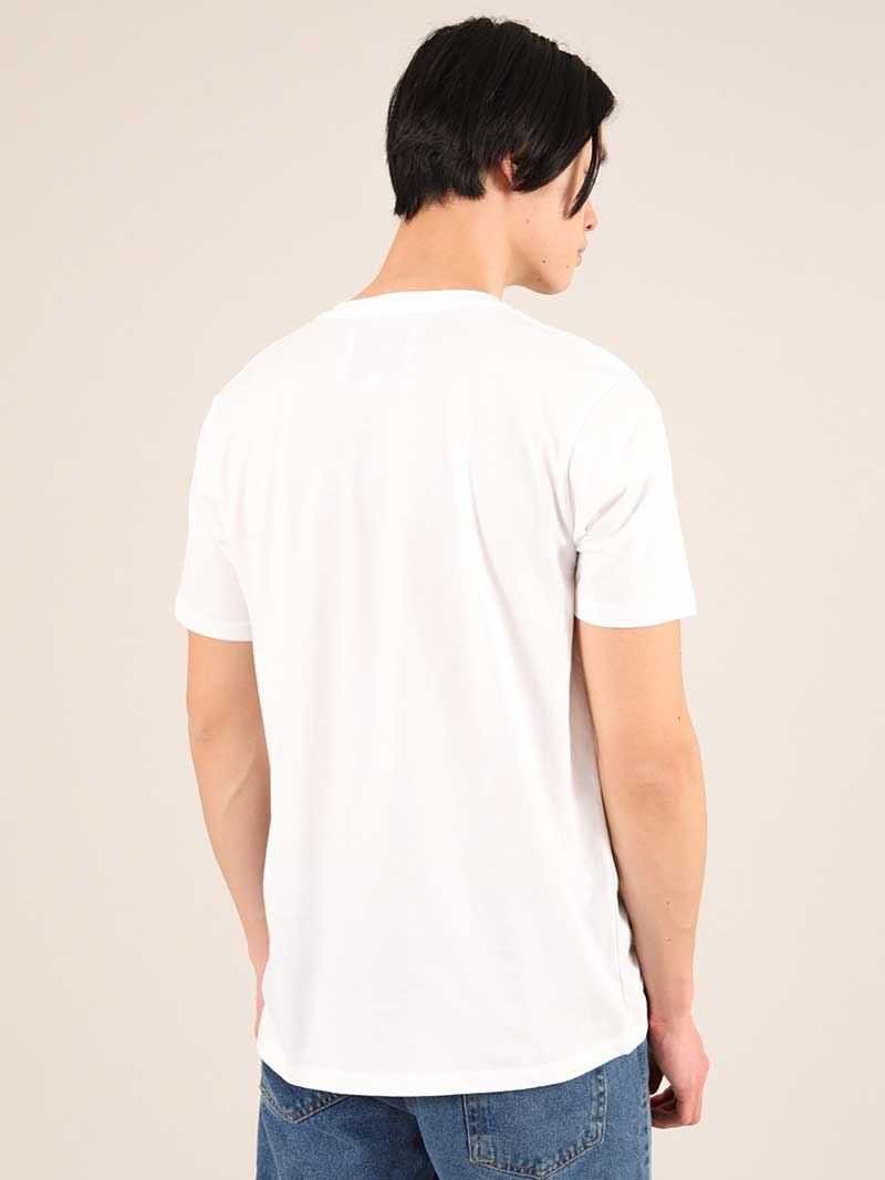 Roller Coaster Mens Tee, Organic Cotton, in White