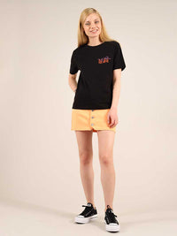 Roller Coaster Tee, Organic Cotton, in Black