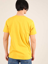 Heavy Cotton Mens Tee, Organic Cotton, in Yellow