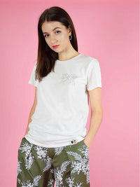 Lover’s Eyes Graphic Tee, Organic Cotton, in White