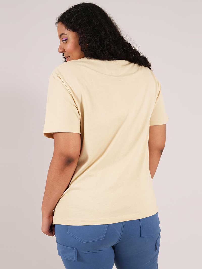 Candy Apples Tee, Organic Cotton, in Beige