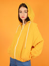 The orange bonfire sustainable jacket is a lightweight bomber with comfortable, lose fit and a good.