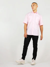Pink summer shirt for men by blonde gone rogue