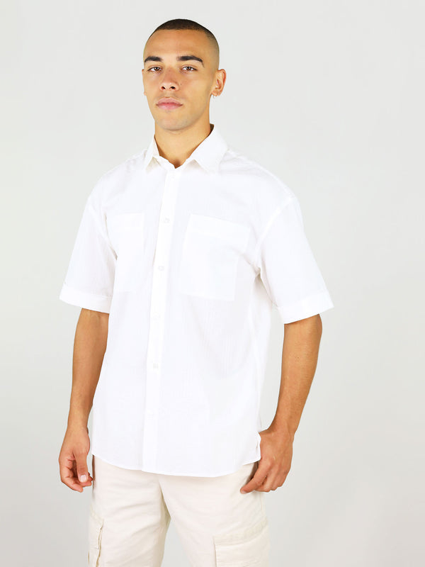White linen shirt for men by blonde gone rogue